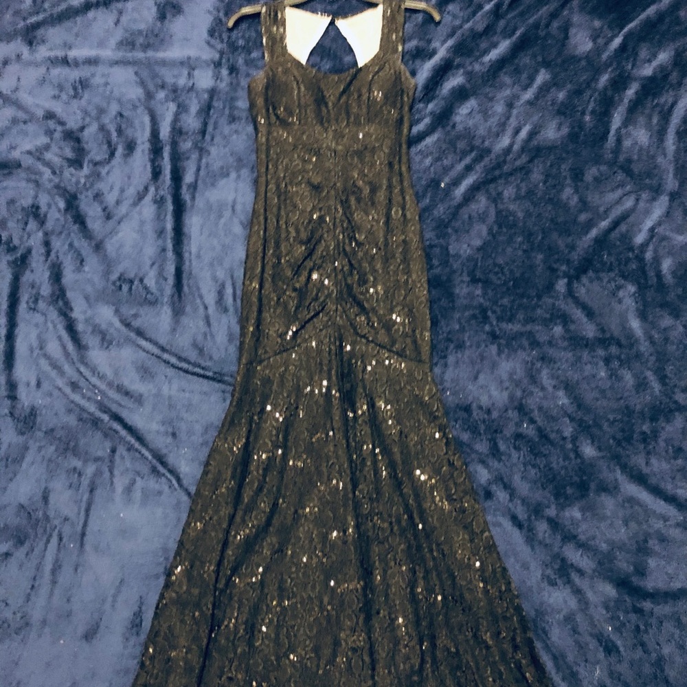 Black mermaid sparkle dress